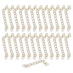 Bijoux extension cha�ne 5cm queue rallonge pour collier bracelet boucle d'oreille diy 25 pcs