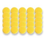 25pcs eponge d'argile 3 pouces, eponges de peinture, eponges de poterie pour l'argile