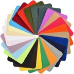 26 pices (9. 5x 12. 5cm) patchs thermocollants, patch thermocollant carr kit de tissu patchs de rparation ...