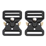 2pack 33mm boucles tactiques clips pour collier de chien matriel, sac a dos, boucle a bagages sangle ...
