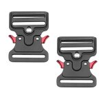 2pack 50mm boucles tactiques clips pour collier de chien matériel, sac a dos, boucle a bagages sangle ... 2pack 50mm boucles tactiques clips pour collier de chien matériel, sac a dos, boucle a bagages sangle ...