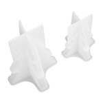 2pcs 3d arbre de nol bougie moule polyvalent bricolage silicone bougie moule pour la fabrication de ...
