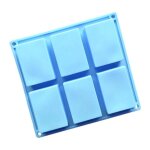 2pcs 6 trous rectangulaire moule a savon moule a gâteau en silicone moule a glaçons plateau 2pcs 6 trous rectangulaire moule a savon moule a gâteau en silicone moule a glaçons plateau