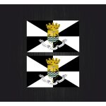 2x autocollant sticker voiture moto macbook drapeau tuning lisbonne portugal