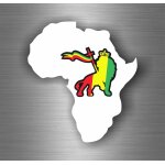 2x autocollant sticker voiture rasta reggae lion drapeau ethiopie haile selassie 2x autocollant sticker voiture rasta reggae lion drapeau ethiopie haile selassie