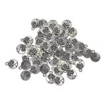 2x50 pices antique argent vie de arbre bijoux fabrication charms pendentif artisanat