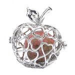 2xfruit pomme forme perle cage médaillon pendentif bricolage collier bracelet vert 2 2xfruit pomme forme perle cage médaillon pendentif bricolage collier bracelet vert 2