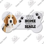 3. 9x7. 8 pouces - plaque de chien en os, pendentif'amiti en bois pour animal de compagnie, fournitures ...