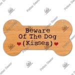 3. 9x7. 8 pouces - plaque pendentif en bois pour chien, signe en os, belle amiti, dcoration de maison, ...