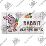3. 9x7. 8 pouces - signe lapin pour animaux de compagnie, plaque en bois, pendentif d'amiti, dcoration ...