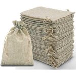 30 - pack intckwan sacs en toile de jute, 10x15 cm, petits sacs - cadeaux avec cordon de serrage