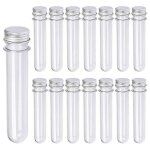 30 pcs 40ml tubes a essai en plastique avec bouchons a vis tubes de r�cipient transparents r�utilisables ...