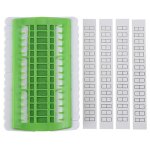 30 position point de croix aiguilles porte - broderie floss fil organisateur outils de couture vert