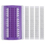 30 position point de croix aiguilles porte - broderie floss fil organisateur outils de couture violet ...