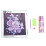 30 x 30cm plein diamant peinture croix artisanat kit maison décorer bricolage (rose) 30 x 30cm plein diamant peinture croix artisanat kit maison décorer bricolage (rose)