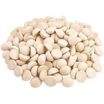 300pcs boules en bois fendues inachev demi - boules en bois demi - rond boules dartisanat pour bricolage ...