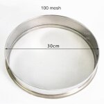 30cm 100 mesh - outil de poterie, filtre a glaure, tamis a pigments, tamis a boue, maille, filtre a ...