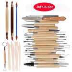 30pcs - argile outils combinaisons ensembles argile pour travaux pratiques poterie sculpture outils argile ... 30pcs - argile outils combinaisons ensembles argile pour travaux pratiques poterie sculpture outils argile ...