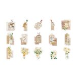 30pcs vintage flower stickers d�coratif scrapbook papier stickers adh�sif scrapbooking fournitures pour ...