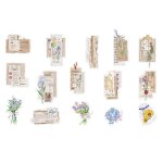 30pcs vintage flower stickers d�coratifs scrapbook papier autocollants adh�sif scrapbooking fournitures ...