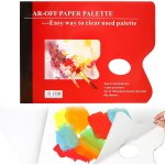 36 feuilles de papier palette, anti - fuite avec trou pour le pouce, 23 x 30. 5cm jetable palette artiste ...