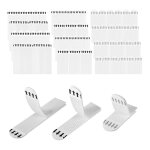 36 paires (72pcs) bandes de suspension de tableaux, 3 tailles de cintres de photo