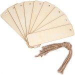 36 pcs ensemble de marque - pages vierges en bois, marque - page bricolage artisanat cadeaux etiquette, ...