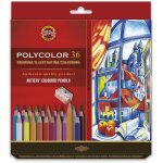 3835 polycolor - crayons de couleur avec taille - crayon et 2 crayons de graphite dans un etui en carton ...