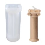 3d romain colonne bougie pochoirs multifonctionnel bougie savon pl�tre silicone mod�le outil de fabrication ...