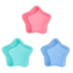 3pcs 3d en trois dimensions de no�l moule etoile de moule de g�teau de