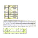 3pcs clear quilting yardstick rulers patchwork sewing ruler cutting tool set for 3pcs clear quilting yardstick rulers patchwork sewing ruler cutting tool set for