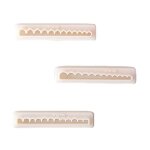 3pcs fleur bande coupeurs dargile polymre coupe - papier pour bijoux boucles doreilles gteau cupcake ...
