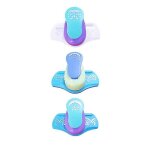 3pcs punch, rond etiquette perforation artisanat perforation formes set bord papier perforation levier ...