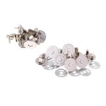 3x10 sets magnetic clasp snaps magnet button sewing craft 14mm silver