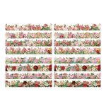 4 feuilles autocollants de fleurs naturelles pour scrapbook journaling albums photo cahiers enveloppes ...