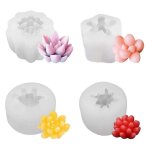 4 pcs bougie silicone moules, pour bricolage bougie savon amp; résine epoxy artisanat 4 pcs bougie silicone moules, pour bricolage bougie savon amp; résine epoxy artisanat