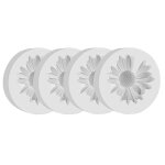 4 pcs chrysanthme fleur moule silicone moules a gteau de fleur de marguerite