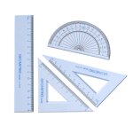 4 pièces / ensemble rapporteur + règle pour les etudiants, pour le dessin, la mesure, la géométrie, triangle ... 4 pièces / ensemble rapporteur + règle pour les etudiants, pour le dessin, la mesure, la géométrie, triangle ...