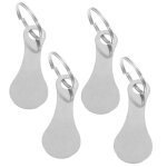 4 pi�ces de panier keychain set avec amovible shopping jeton portable chariot de pi�ce de monnaie pour ...