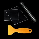 4 pices - planche a roulettes en argile acrylique, outils en argile polymre de styliste, bricolage ...