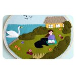 40pcs multicolore assorti couleur feutre non tiss� feuilles patchwork couture diy artisanat 1