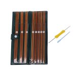 44 pcs en 11 tailles crochet double pointu aiguilles a tricoter ensemble pull tricots di