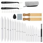 48 outils de dessin de croquis, 20 set de souches de mélange et 2 taille - crayons de papier de verre, ... 48 outils de dessin de croquis, 20 set de souches de mélange et 2 taille - crayons de papier de verre, ...