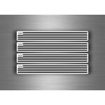 4x autocollant sticker voiture moto stripes drapeau tuning bretagne breton