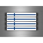 4x autocollant sticker voiture moto stripes drapeau tuning finlande
