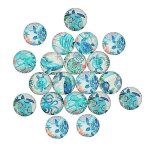 4x20pieces glass ocean fish flatback scrapbooking dome pour les accessoires dartisanat
