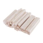 4x30x unfinished plain balsa wood round stick dowel rod diy craft 50x5x5mm