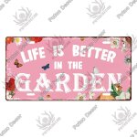 5. 9x11. 8 pouces - plaque d'immatriculation en m�tal vintage, d�coration murale de jardin, pour cuisine, ...