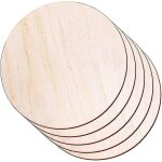 5 cercles en bois non finis de 14 pouces pour l'artisanat et les projets de bricolage, plaques de bois ...