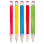 5 pack 14 inch wooden jumbo pencils with cap funny novelty inspirational giant wood pencils for kid